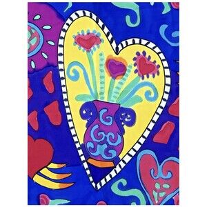 Silkscapes Hand Painted Silk Scarf Square
